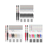 Maxbell Beaded Beadable Pens DIY Set Christmas Decor for Writing Classroom School Black set