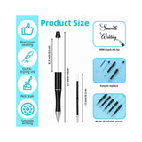Maxbell Beaded Beadable Pens DIY Set Christmas Decor for Writing Classroom School Black set