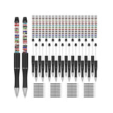 Maxbell Beaded Beadable Pens DIY Set Christmas Decor for Writing Classroom School Black set