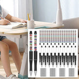 Maxbell Beaded Beadable Pens DIY Set Christmas Decor for Writing Classroom School Black set