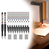 Maxbell Beaded Beadable Pens DIY Set Christmas Decor for Writing Classroom School Black set