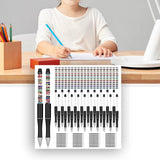 Maxbell Beaded Beadable Pens DIY Set Christmas Decor for Writing Classroom School Black set