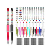 Maxbell Beaded Beadable Pens DIY Set Christmas Decor for Writing Classroom School Set B