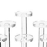 Maxbell Modern Jewelry Display Stand Clear Durable for Watches Keychain Display Tray