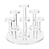 Maxbell Modern Jewelry Display Stand Clear Durable for Watches Keychain Display Tray