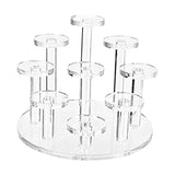 Maxbell Modern Jewelry Display Stand Clear Durable for Watches Keychain Display Tray