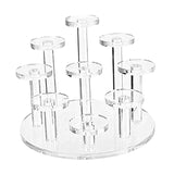 Maxbell Modern Jewelry Display Stand Clear Durable for Watches Keychain Display Tray