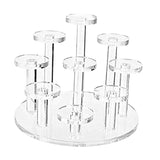 Maxbell Modern Jewelry Display Stand Clear Durable for Watches Keychain Display Tray