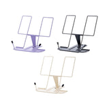 Maxbell Portable Cookbook Holder Organizer Display Lightweight for Reading Cookbooks violet