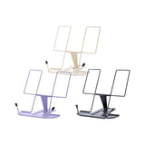 Maxbell Portable Cookbook Holder Organizer Display Lightweight for Reading Cookbooks violet