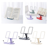 Maxbell Portable Cookbook Holder Organizer Display Lightweight for Reading Cookbooks violet