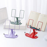 Maxbell Portable Cookbook Holder Organizer Display Lightweight for Reading Cookbooks violet