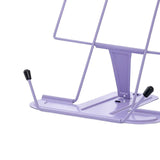 Maxbell Portable Cookbook Holder Organizer Display Lightweight for Reading Cookbooks violet