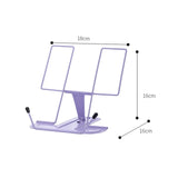 Maxbell Portable Cookbook Holder Organizer Display Lightweight for Reading Cookbooks violet