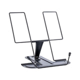 Maxbell Portable Cookbook Holder Organizer Display Lightweight for Reading Cookbooks Black
