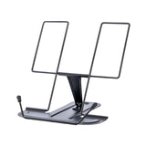 Maxbell Portable Cookbook Holder Organizer Display Lightweight for Reading Cookbooks Black