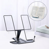 Maxbell Portable Cookbook Holder Organizer Display Lightweight for Reading Cookbooks Black