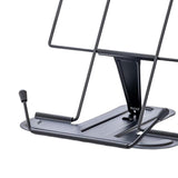 Maxbell Portable Cookbook Holder Organizer Display Lightweight for Reading Cookbooks Black