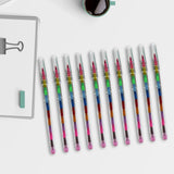 Maxbell 10x Rainbow Stacking Crayons Educational Toy Smooth for Drawing Kids Gift