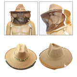 Maxbell Beekeeper Veil Hat Cowboy Hat for Beginner Fishermen Professional Beekeeper A