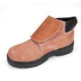 Maxbell Resistant Welder Leather Protectors Heat Resistant Fireproof for Handling brown