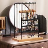 Maxbell Freestanding Jewelry Display Rack Steady Base for Bangles Countertop Dresser