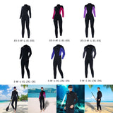 Maxbell Wetsuit Women UV Protection Keep Warm for Water Sports Snorkeling Swimming XS Black