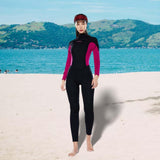 Maxbell Wetsuit Women UV Protection Keep Warm for Water Sports Snorkeling Swimming XS Rose Red