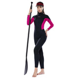 Maxbell Wetsuit Women UV Protection Keep Warm for Water Sports Snorkeling Swimming XS Rose Red