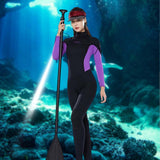 Maxbell Wetsuit Women UV Protection Keep Warm for Water Sports Snorkeling Swimming XS Violet