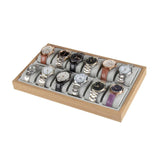 Maxbell Watch Display Tray with Soft Pillow Jewelry Bracelet Storage Case for Shop