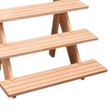 Maxbell Earring Rings Organizer Wood Easy to Assemble Storing Earrings, Rings 4 Tier