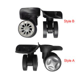 Maxbell 2 Pieces Suitcase Luggage Swivel Caster Wear Resistant Repair Luggage Wheels Style A