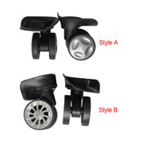 Maxbell 2 Pieces Suitcase Luggage Swivel Caster Wear Resistant Repair Luggage Wheels Style A