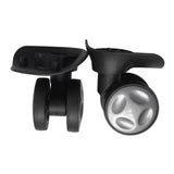 Maxbell 2 Pieces Suitcase Luggage Swivel Caster Wear Resistant Repair Luggage Wheels Style A