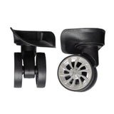 Maxbell 2 Pieces Suitcase Luggage Swivel Caster Wear Resistant Repair Luggage Wheels Style B