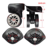 Maxbell 2 Pieces Suitcase Luggage Swivel Caster Wear Resistant Repair Luggage Wheels Style B