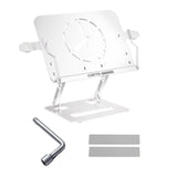 Maxbell Book Holder Foldable Tablet Holder Non Slip Save Space for Office Documents White