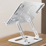 Maxbell Book Holder Foldable Tablet Holder Non Slip Save Space for Office Documents White