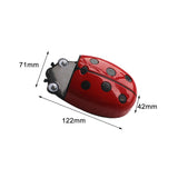 Maxbell Magnetic Dry Erase Marker Holder with Ladybug Shape 2in1 for Workshop Office Red