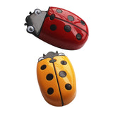 Maxbell Magnetic Dry Erase Marker Holder with Ladybug Shape 2in1 for Workshop Office Red