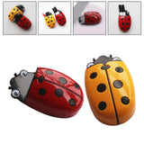 Maxbell Magnetic Dry Erase Marker Holder with Ladybug Shape 2in1 for Workshop Office Red