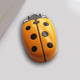 Maxbell Magnetic Dry Erase Marker Holder with Ladybug Shape 2in1 for Workshop Office Red