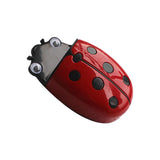 Maxbell Magnetic Dry Erase Marker Holder with Ladybug Shape 2in1 for Workshop Office Red