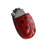 Maxbell Magnetic Dry Erase Marker Holder with Ladybug Shape 2in1 for Workshop Office Red