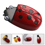 Maxbell Magnetic Dry Erase Marker Holder with Ladybug Shape 2in1 for Workshop Office Red