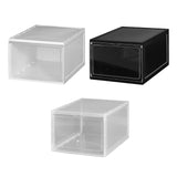 Maxbell Shoe Box Stackable Shoe Bins Display Case Shoe Container for Closet Clear