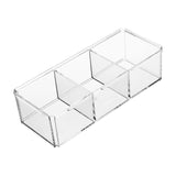 Maxbell tea bags Organizer Desk Makeup Holder for Bathroom Counter Desk Accessories 3 Grids without Lid