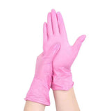 Maxbell 100 Pieces Powder Free Disposable Gloves for Home Gardeners Professional L