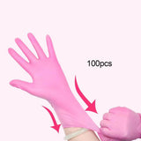Maxbell 100 Pieces Powder Free Disposable Gloves for Home Gardeners Professional L